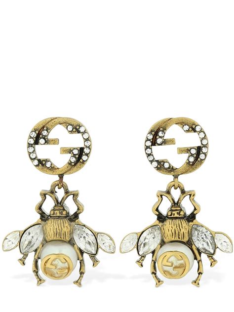 gucci icon earrings|Gucci monogram earrings.